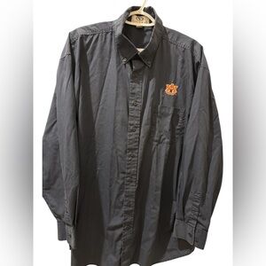 Auburn University Men's navy Button-Down Shirt